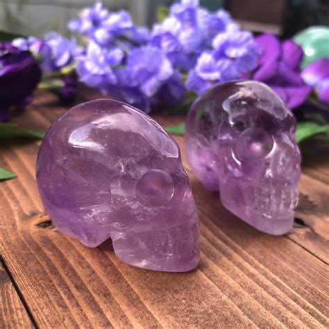 amethyst skulls for men.